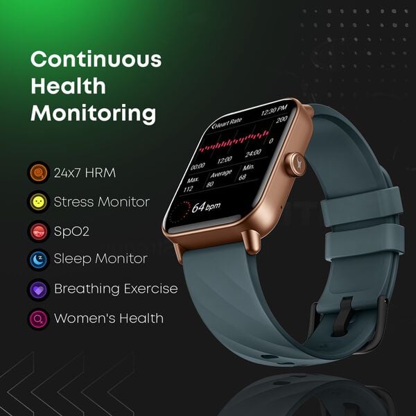Fastrack 38100PP10K Limitless Glide X Beige Smartwatch with BT Calling & 100+ Sports Modes