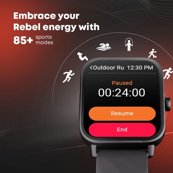 Fastrack 38100PP10K Limitless Glide X Beige Smartwatch with BT Calling & 100+ Sports Modes