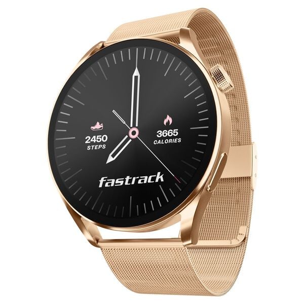 Fastrack 38126WM01K Dezire FX1 Smartwatch with Bluetooth Calling & 3.5 cm Ultravu Display