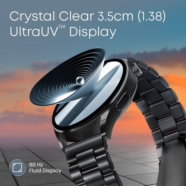 Fastrack 38126WM01K Dezire FX1 Smartwatch with Bluetooth Calling & 3.5 cm Ultravu Display