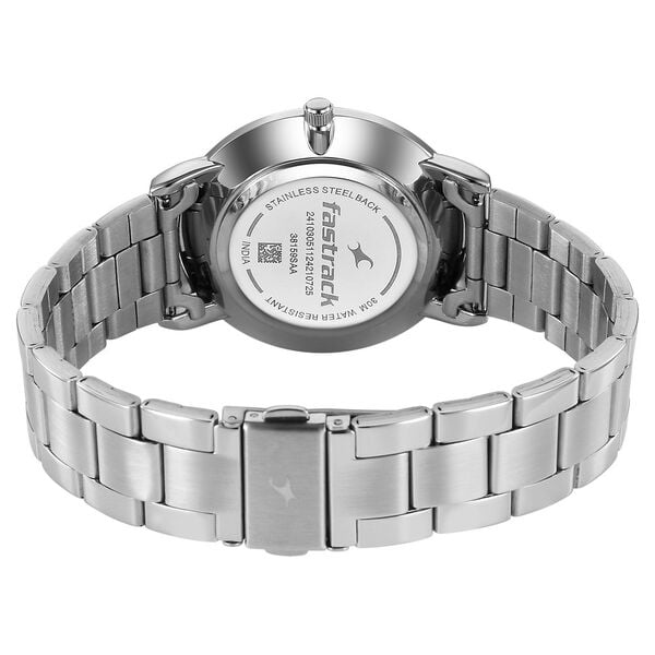 Fastrack 38159SM03 Stunners X Men’s Quartz Analog Green Dial Stainless Steel Watch