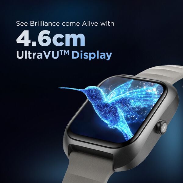 Fastrack 38175PP01K VOX Plus Smartwatch with 4.69 cm UltraVU Display & Smart Features