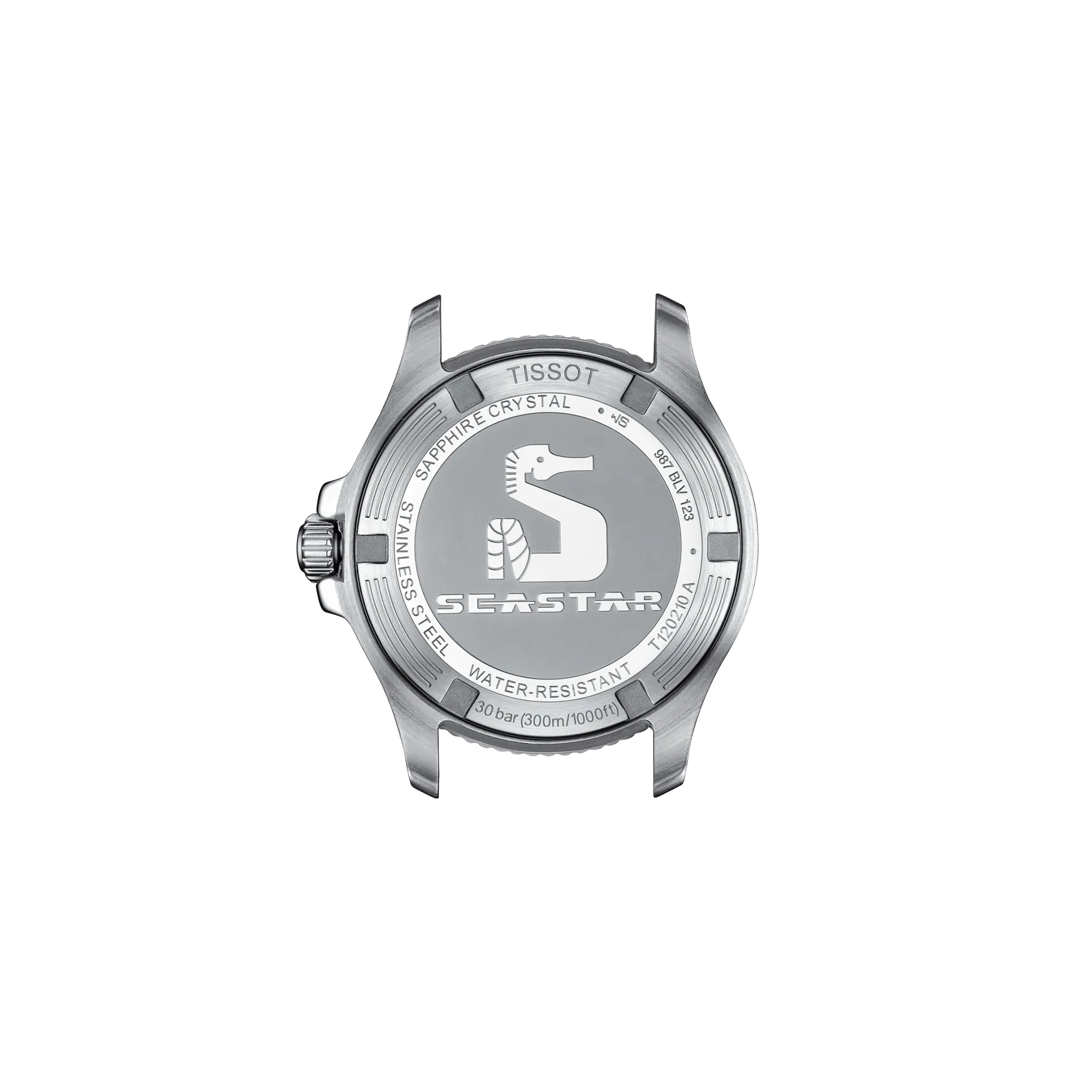 Tissot T1202102105100 Seastar 1000 Black Dial Stainless Steel Bracelet Women Analog Quartz Watch 36 mm