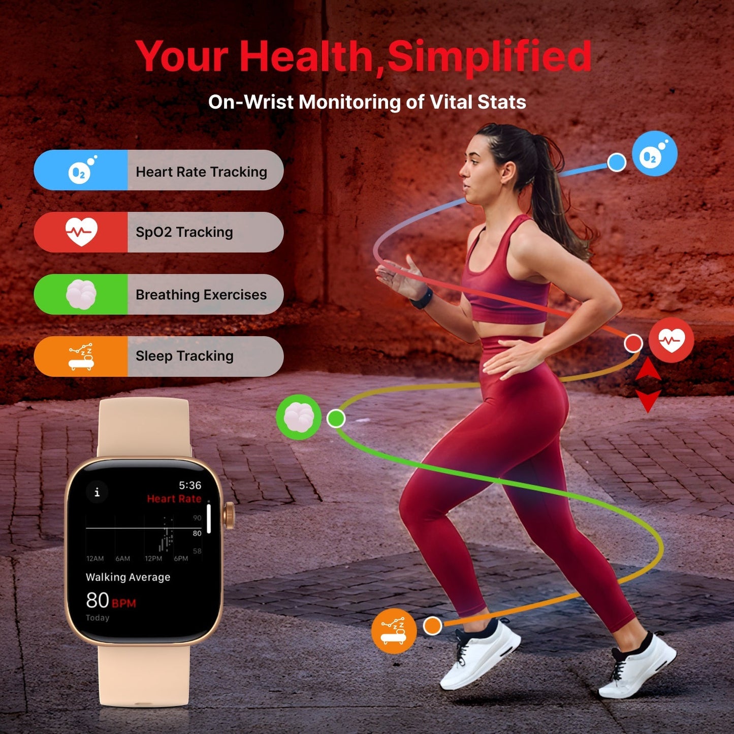 Timex TWIXW903T iConnect Navigator Unisex Smartwatch with BT Calling & Activity Tracking