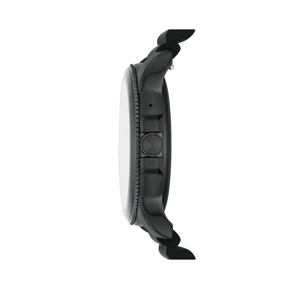 Fossil FTW4047 Men's Gen 5E Smartwatch Black AMOLED Display Black Silicone Strap