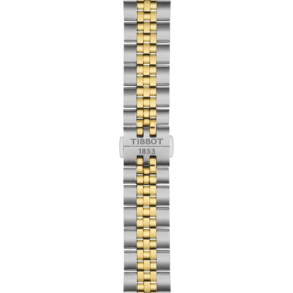 Tissot T1564102203100 Ballade Swiss Quartz Analog Silver Dial 40mm Two‑Tone Stainless Steel Case Two‑Tone Stainless Steel Bracelet Male Watch