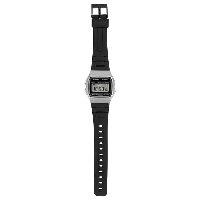 Casio D411 Digital Black Resin Unisex Casual Watch
