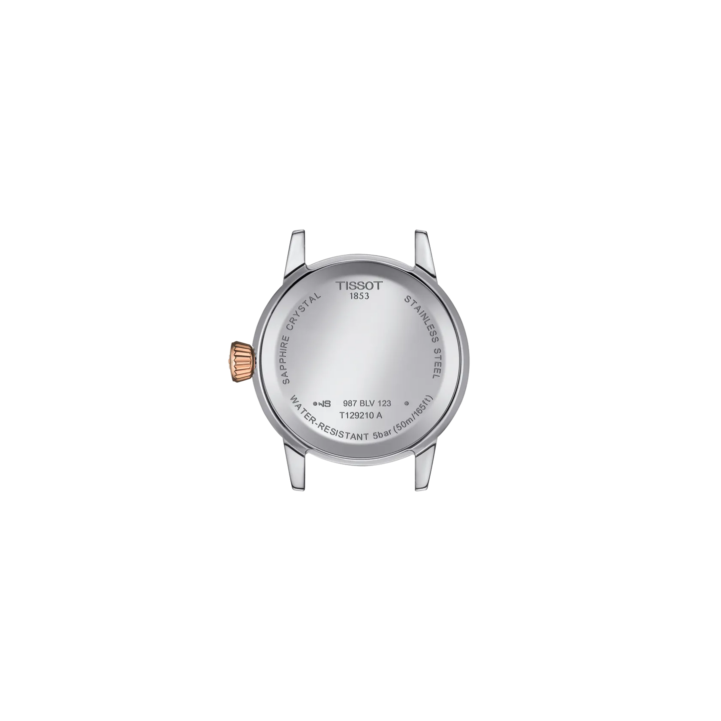 Tissot T1292102201300 White Dial 28 mm Women’s Swiss Quartz Classic Dream Watch – Two‑Tone Stainless Steel Bracelet, Rose Gold PVD Case, Sapphire Crystal