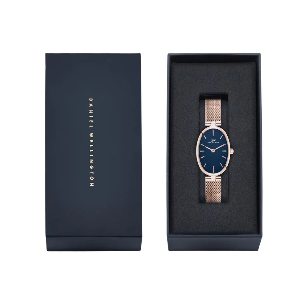Daniel Wellington DW0DL3000 Blue Dial Women's Rose Gold Stainless Steel Watch