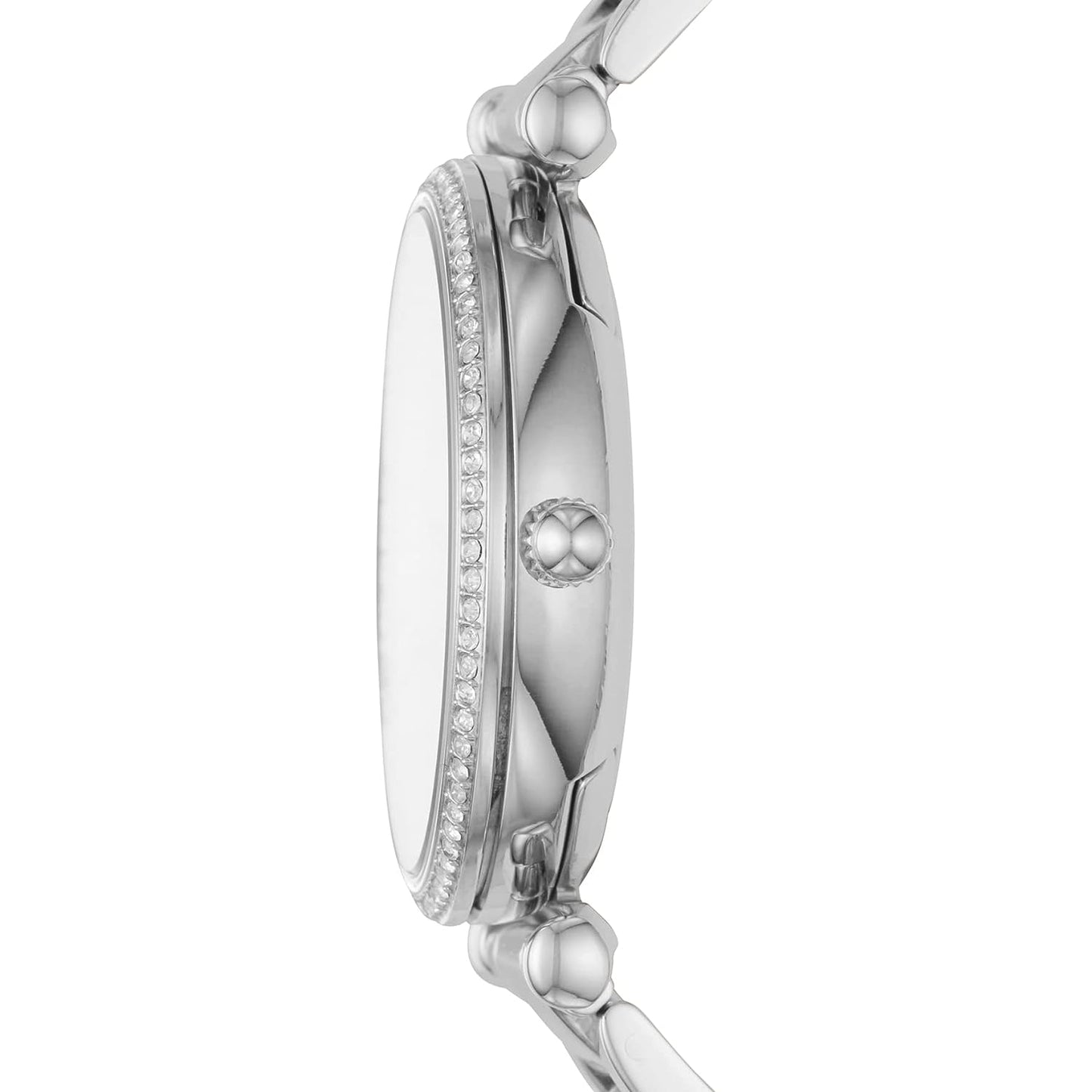 Fossil ES4341 Carlie Silver Dial Women's Stainless Steel Analog Watch