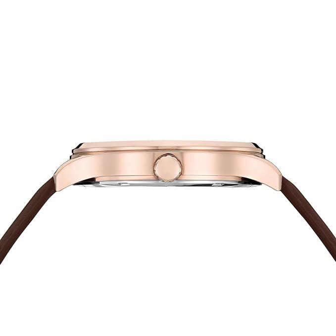 Daniel Wellington DW0DG2201 White Dial Men's Brown Leather Multi-Function Watch