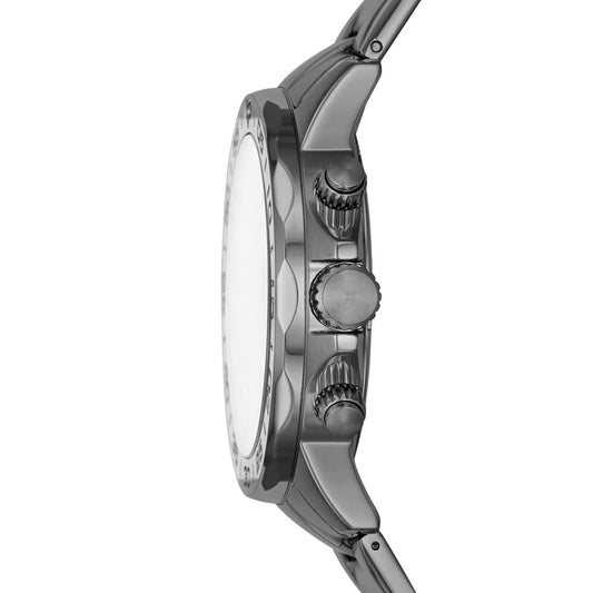 Fossil BQ2491 Bannon Men's Smoke Stainless Steel Multifunction Watch