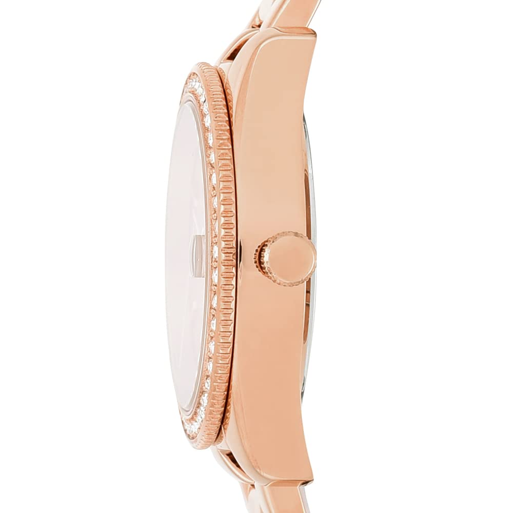Fossil ES4318I Scarlette Women’s Rose Gold Dial Quartz Analog Watch