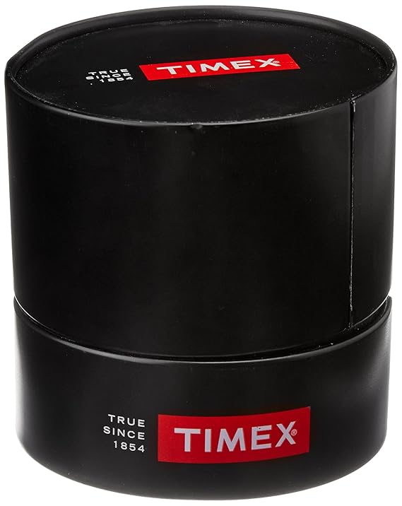 Timex TW000R425 Men’s Black Dial Two-Tone Stainless Steel Analog Quartz Watch