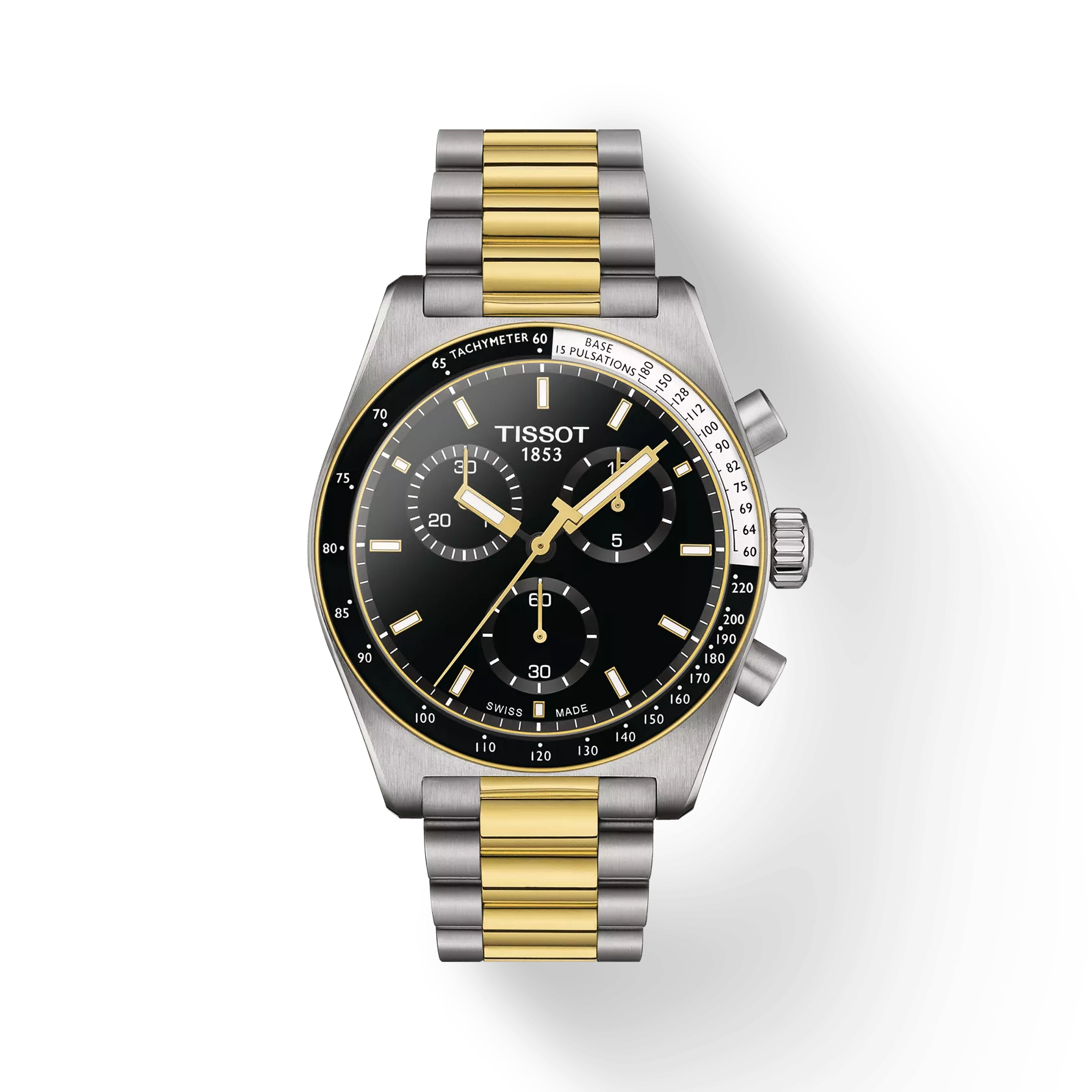 Tissot T1494172205100 PR516 Men Analog Quartz Chronograph Black Dial Watch