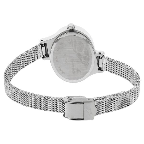 Fastrack 6015SM02 Quartz Analog Black Dial Stainless Steel Strap Women’s Watch