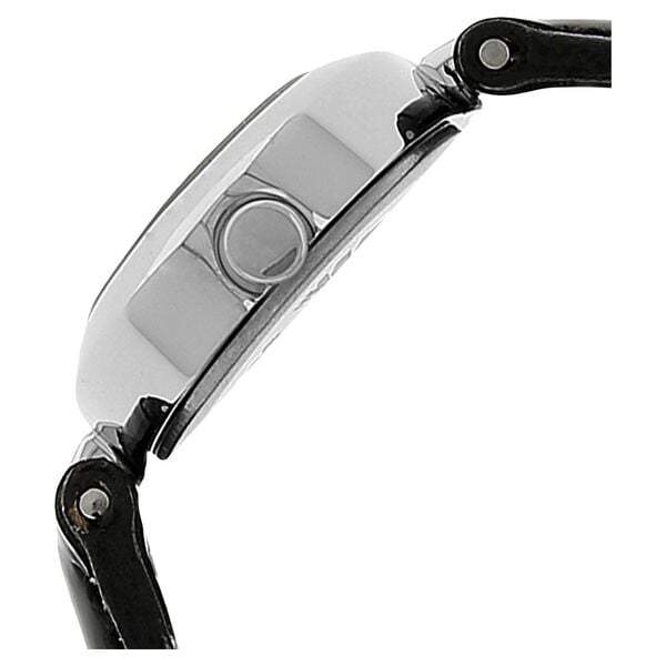 Fastrack 6024SL01 Quartz Analog Silver Dial with Leather Strap Watch for Women