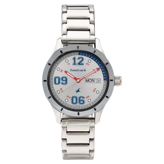 Fastrack 6078SM10 Quartz Analog Silver Dial Stainless Steel Strap Women’s Watch