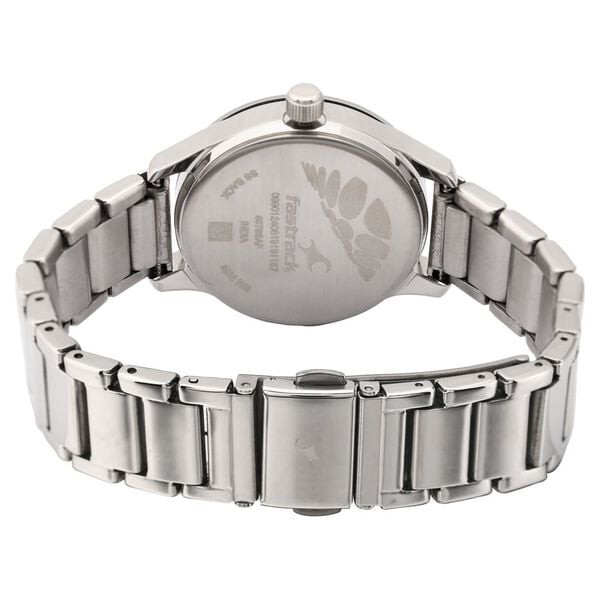 Fastrack 6078SM10 Quartz Analog Silver Dial Stainless Steel Strap Women’s Watch