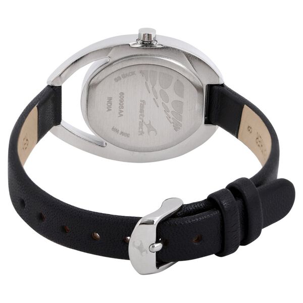 Fastrack 6090SL02C Quartz Analog Blue Dial Leather Strap Women’s Watch