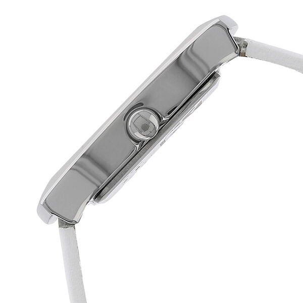 Fastrack 6093SL01 Quartz Analog White Dial White Leather Strap Women’s Watch