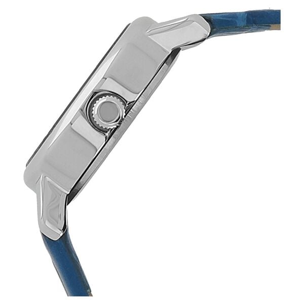 Fastrack 6107SL01 Quartz Analog Silver Dial Blue Leather Strap Women’s Watch