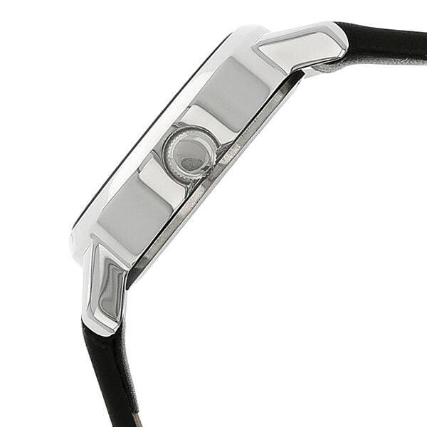 Fastrack 6107SL02 Analog Quartz Women Watch – Black Dial, Black Leather Strap, Minimal Everyday Style