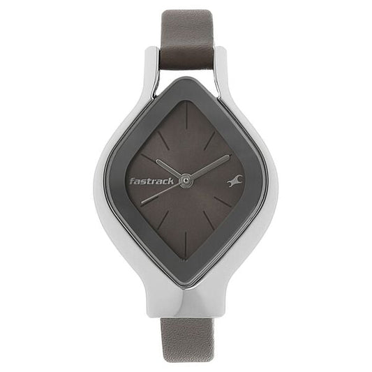 Fastrack 6109SL02 Quartz Analog Brown Dial Brown Leather Strap Women’s Watch