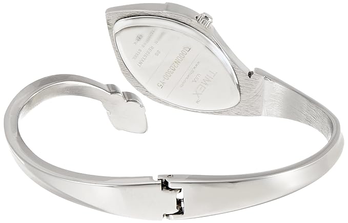 Timex TI000N20300 Women Quartz Silver Dial Stainless Steel Bangle Watch