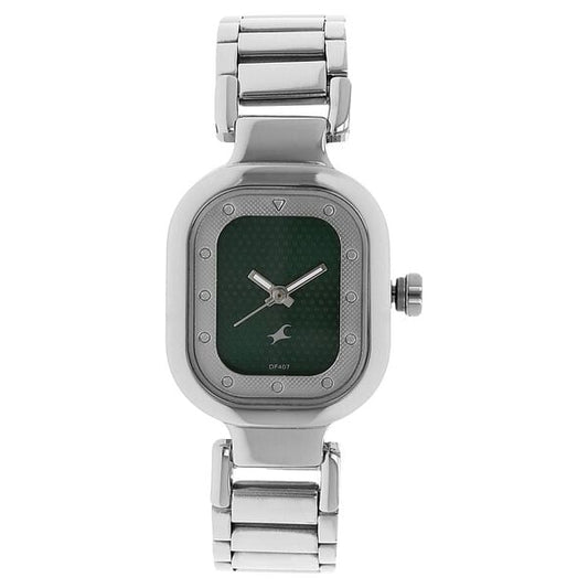 Fastrack 6145SM01 Quartz Analog Grey Dial Stainless Steel Strap Women’s Watch
