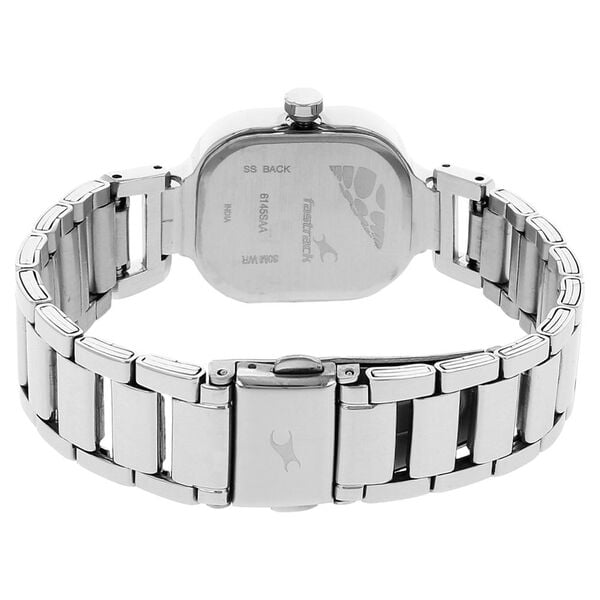 Fastrack 6145SM01 Quartz Analog Grey Dial Stainless Steel Strap Women’s Watch