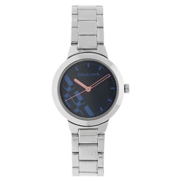 Fastrack 6150SM03C Quartz Analog Blue Dial Stainless Steel Strap Women’s Watch