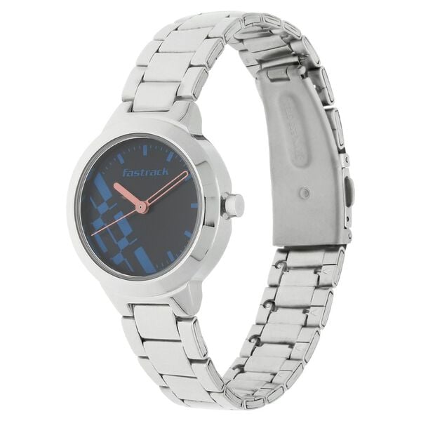 Fastrack 6150SM03C Quartz Analog Blue Dial Stainless Steel Strap Women’s Watch