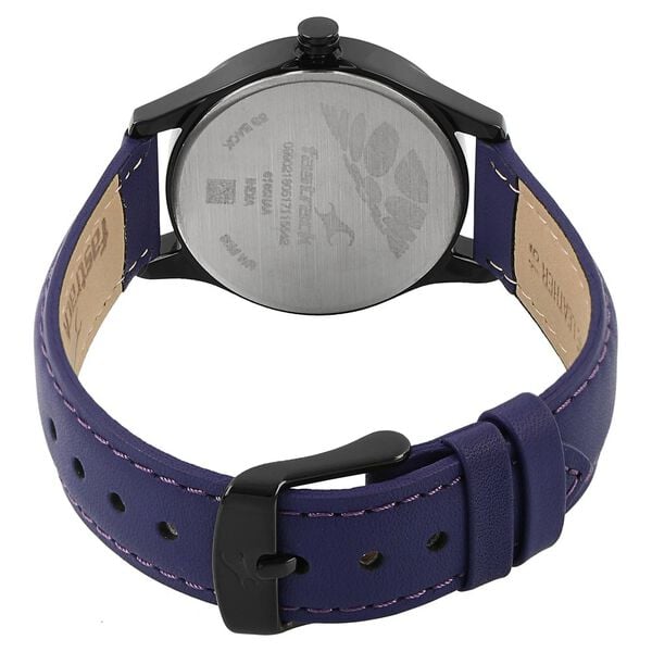 Fastrack 6165NL01 Quartz Analog Purple Dial Purple Leather Strap Women’s Watch