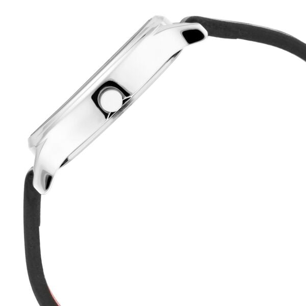 Fastrack 6189SL01 Quartz Analog Black Dial with Leather Strap Watch for Women