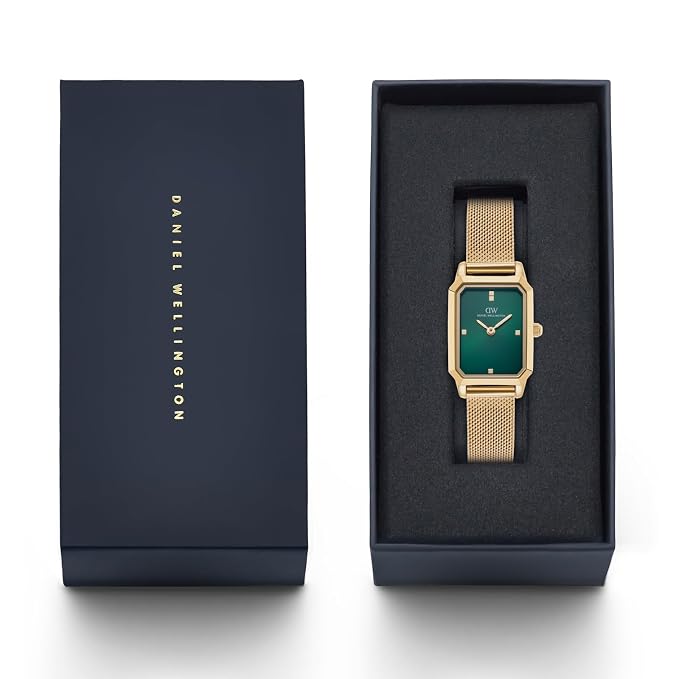 Daniel Wellington DW0DL2600 Green Dial Women's Gold Stainless Steel Analog Watch