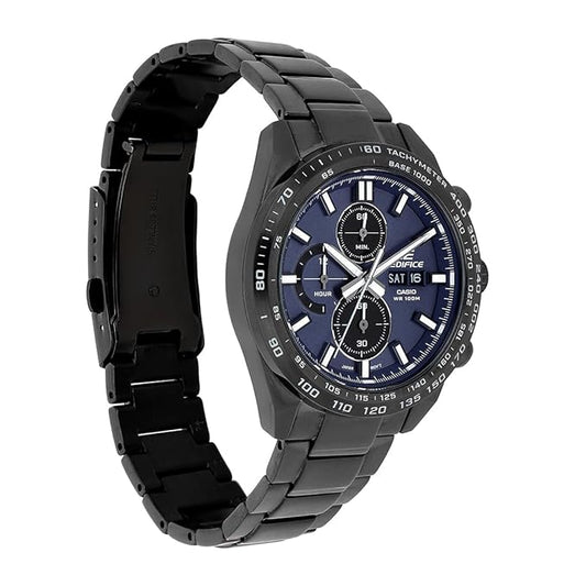 Casio ED698 Edifice Blue Chronograph Stainless Steel Men's Watch