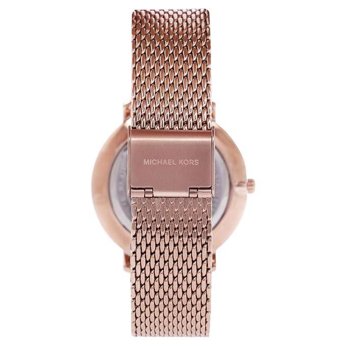 Michael Kors MK4340I Women Quartz Rose Gold Dial Stainless Steel Pyper Watch