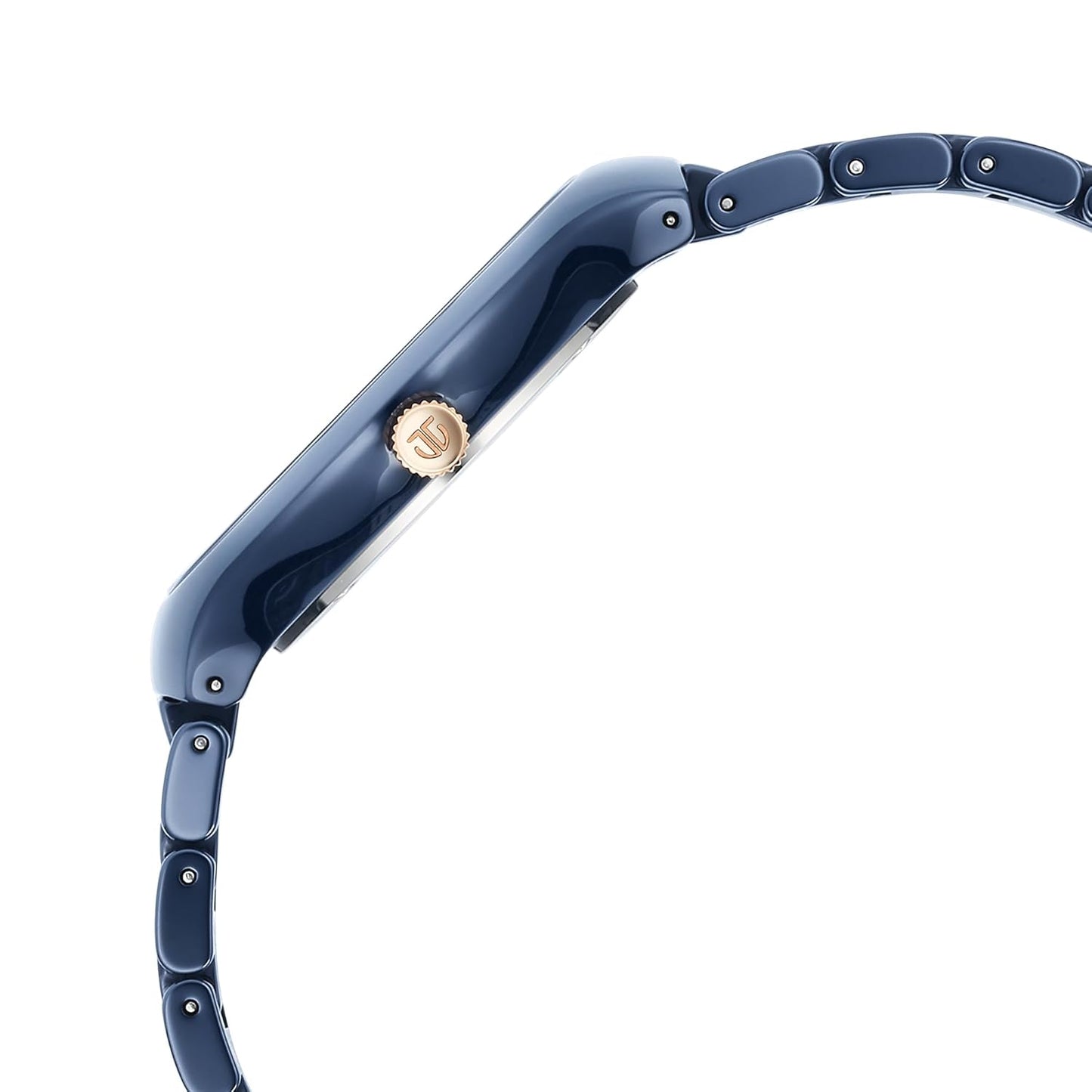 Titan 90014KC04 Regalia Ceramics Quartz Analog Blue Dial Blue Ceramic Men's Watch