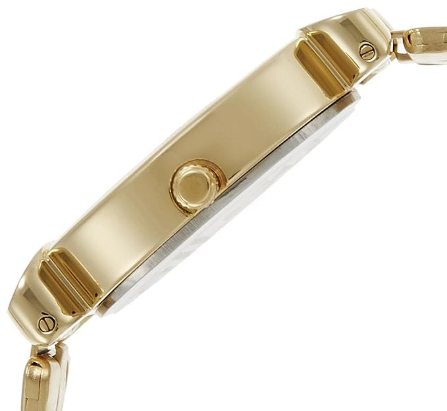 Titan 2454YM03 Karishma Women's Analog Watch - Black Dial, Gold Stainless Steel Band