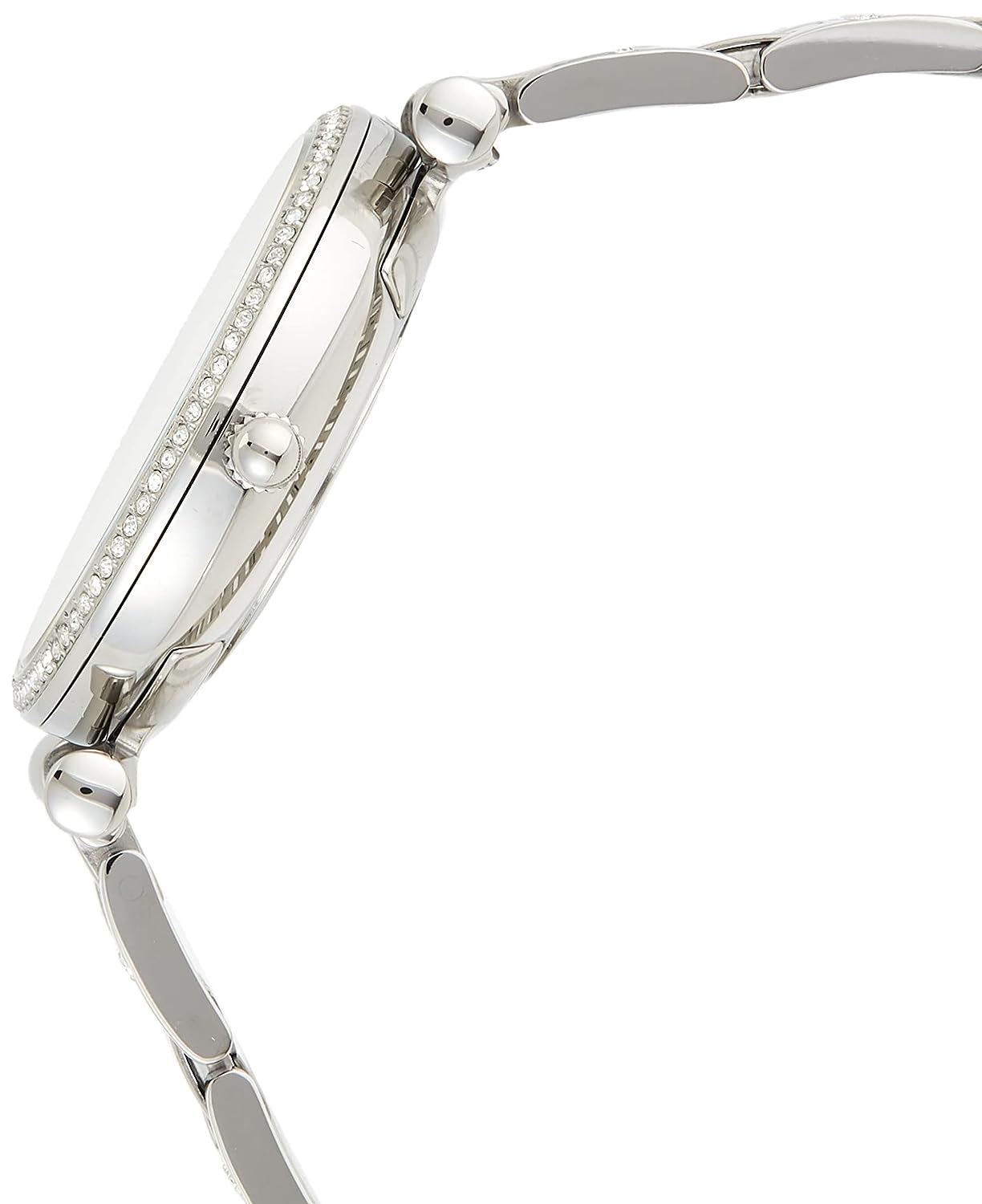 Fossil ES4341 Carlie Silver Dial Women's Stainless Steel Analog Watch