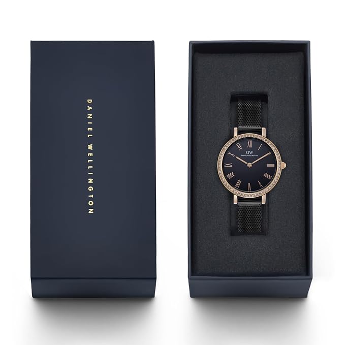 Daniel Wellington DW0DL3200 Black Dial Women's Black Stainless Steel Watch