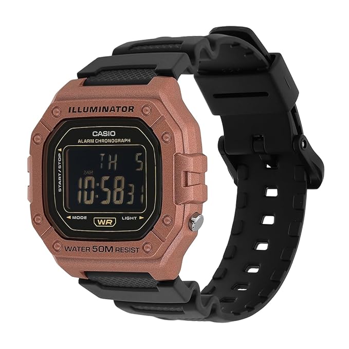 Casio D375 Youth Digital Black Resin Unisex Casual Watch