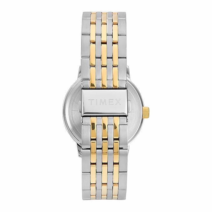 Timex TWEG25408 Men’s Silver Dial Analog Watch with Stainless-Steel Strap