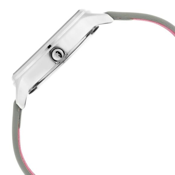 Fastrack 6207SL01 Ruffles Quartz Analog Grey Dial Grey Leather Strap Women’s Watch