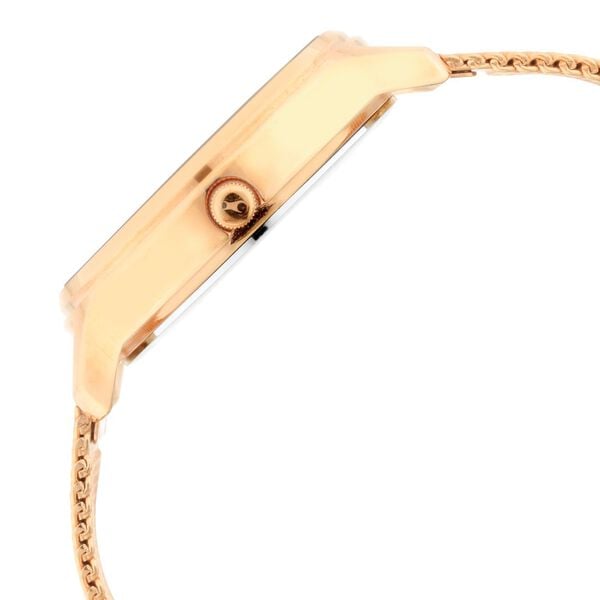 Fastrack 6207WM01 Quartz Analog Black Dial Rose Gold Stainless Steel Strap Women’s Watch