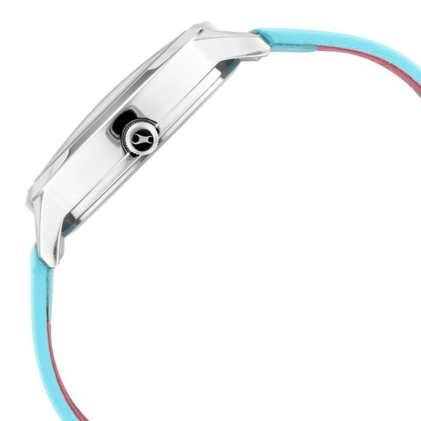 Fastrack 6291SL01 Quartz Analog Silver Dial Blue Leather Strap Women’s Watch