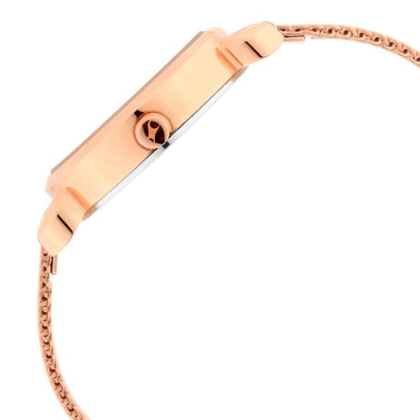 Fastrack 6221WM01 Animal Print Quartz Analog Silver & Rose-Gold Dial Stainless Steel Strap Women’s Watch
