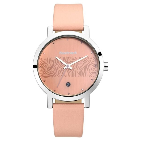 Fastrack NP6222SL03 side profile round metal case