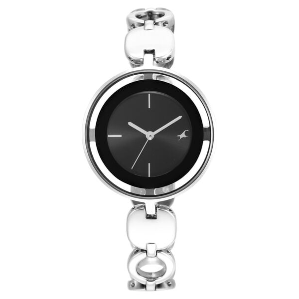Fastrack 6237SM01 Quartz Analog Silver Dial Metal Strap Women’s Watch